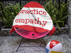 Towel, Brushes Logo-Home Decor-Practice Empathy