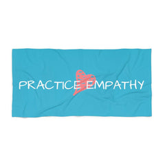 Towel, Classic Logo, curious blue-Home Decor-Practice Empathy