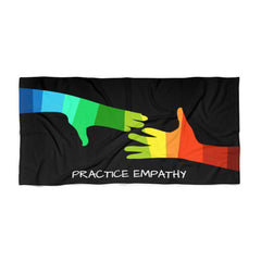 Towel, My Hand to Yours, black-Home Decor-Practice Empathy