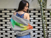 Towel, My Hand to Yours, light gray-Home Decor-Practice Empathy