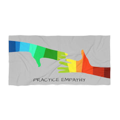 Towel, My Hand to Yours, light gray-Home Decor-Practice Empathy
