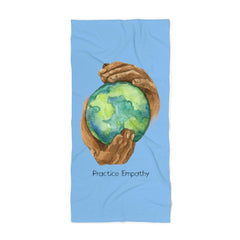 Towel, Nourishing Home, Carolina blue-Home Decor-Practice Empathy