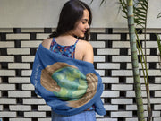 Towel, Nourishing Home, royal blue-Home Decor-Practice Empathy