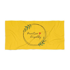 Towel, Olive Branch Logo, yellow-Home Decor-Practice Empathy