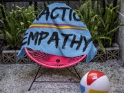 Towel, Rainbow Logo, Carolina blue-Home Decor-Practice Empathy