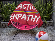Towel, Rainbow Logo, deep red-Home Decor-Practice Empathy