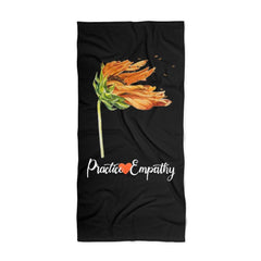 Towel, Word to the Wind, black-Home Decor-Practice Empathy