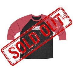 Tri-Blend 3/4 Raglan Tee, Brushes Logo-Long-sleeve-Practice Empathy