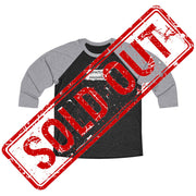 Tri-Blend 3/4 Raglan Tee, Brushes Logo-Long-sleeve-Practice Empathy