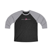 Tri-Blend 3/4 Raglan Tee, Classic Logo-Long-sleeve-Practice Empathy