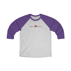 Tri-Blend 3/4 Raglan Tee, Classic Logo-Long-sleeve-Practice Empathy