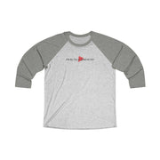 Tri-Blend 3/4 Raglan Tee, Classic Logo-Long-sleeve-Practice Empathy