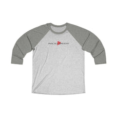 Tri-Blend 3/4 Raglan Tee, Classic Logo-Long-sleeve-Practice Empathy