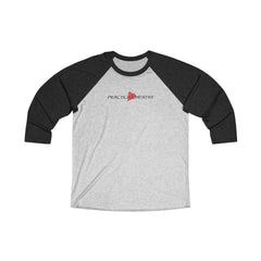 Tri-Blend 3/4 Raglan Tee, Classic Logo-Long-sleeve-Practice Empathy