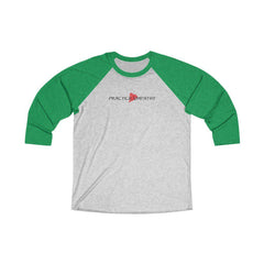 Tri-Blend 3/4 Raglan Tee, Classic Logo-Long-sleeve-Practice Empathy