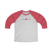 Tri-Blend 3/4 Raglan Tee, Classic Logo-Long-sleeve-Practice Empathy