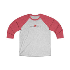 Tri-Blend 3/4 Raglan Tee, Classic Logo-Long-sleeve-Practice Empathy