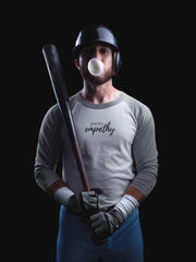Tri-Blend 3/4 Raglan Tee, Hand in Hand Logo-Long-sleeve-Practice Empathy