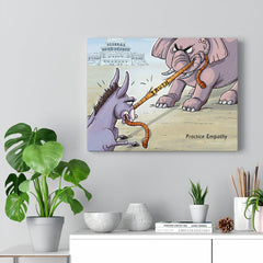 Tug of Obstinance, Canvas Gallery Wrap-Canvas-Practice Empathy