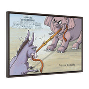 Tug of Obstinance, Premium Framed Canvas-Canvas-Practice Empathy