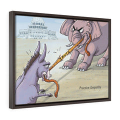 Tug of Obstinance, Premium Framed Canvas-Canvas-Practice Empathy