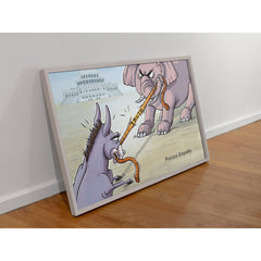 Tug of Obstinance, Premium Matte Print-Poster-Practice Empathy