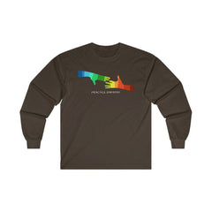 Ultra Cotton Long Sleeve Tee, My Hand to Yours-Long-sleeve-Practice Empathy