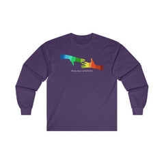Ultra Cotton Long Sleeve Tee, My Hand to Yours-Long-sleeve-Practice Empathy