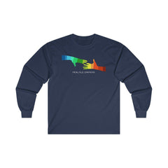 Ultra Cotton Long Sleeve Tee, My Hand to Yours-Long-sleeve-Practice Empathy