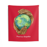 Wall Tapestry, Nourishing Home, dark red-Home Decor-Practice Empathy