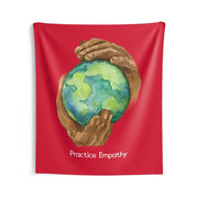 Wall Tapestry, Nourishing Home, dark red-Home Decor-Practice Empathy