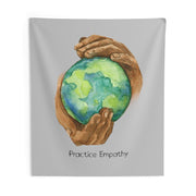 Wall Tapestry, Nourishing Home, light gray-Home Decor-Practice Empathy