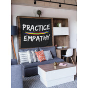 Wall Tapestry, Rainbow Logo, black-Home Decor-Practice Empathy
