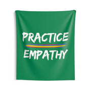 Wall Tapestry, Rainbow Logo, forest green-Home Decor-Practice Empathy