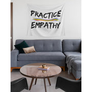Wall Tapestry, Rainbow Logo, white-Home Decor-Practice Empathy