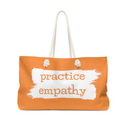 Weekender Bag, Brushes Logo, orange-Bags-Practice Empathy