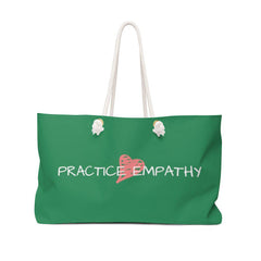 Weekender Bag, Classic Logo, forest green-Bags-Practice Empathy