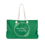 Weekender Bag, Olive Branch Logo, green-Bags-Practice Empathy