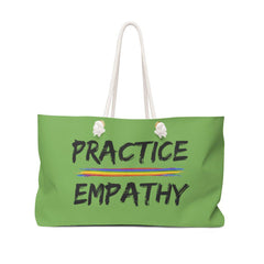 Weekender Bag, Rainbow Logo, apple-Bags-Practice Empathy