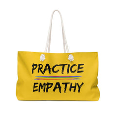 Weekender Bag, Rainbow Logo, yellow-Bags-Practice Empathy
