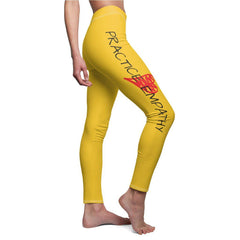 Women's Cut & Sew Casual Leggings-All Over Prints-Practice Empathy