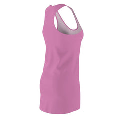 Women's Cut & Sew Racerback Dress, light magenta-All Over Prints-Practice Empathy