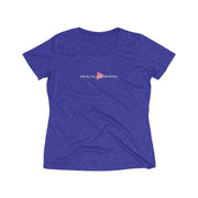 Women's Heather Wicking Tee, Classic Logo-T-Shirt-Practice Empathy