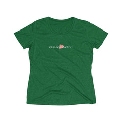 Women's Heather Wicking Tee, Classic Logo-T-Shirt-Practice Empathy