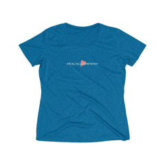 Women's Heather Wicking Tee, Classic Logo-T-Shirt-Practice Empathy