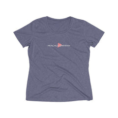 Women's Heather Wicking Tee, Classic Logo-T-Shirt-Practice Empathy