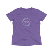 Women's Heather Wicking Tee, Olive Branch Logo-T-Shirt-Practice Empathy