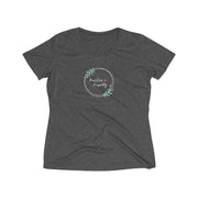 Women's Heather Wicking Tee, Olive Branch Logo-T-Shirt-Practice Empathy