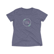Women's Heather Wicking Tee, Olive Branch Logo-T-Shirt-Practice Empathy