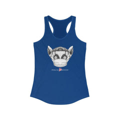 Women's Ideal Racerback Tank, Lenny the Lemur-Tank Top-Practice Empathy